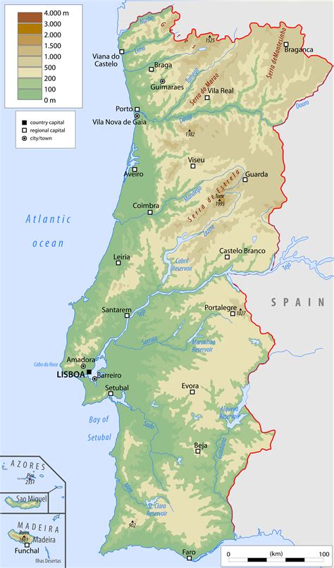 Portugal Map Of