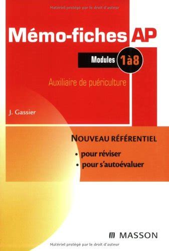 Buy Mémo-fiches Ap - Modules 1 À 8: Auxiliaire De Puériculture Book ...