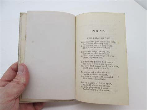 Antique Book, TENNYSON'S POEMS by Alfred Lord Tennyson, W.B. Conkey ...