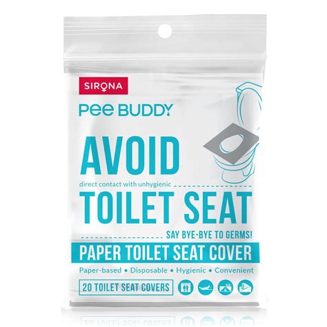 Sirona Pee Buddy Paper Toilet Seat Cover, 20 Count Price, Uses, Side ...