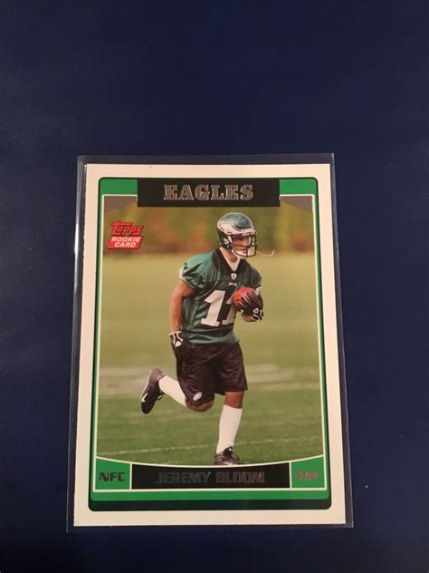 2006 Topps # 382 JEREMY BLOOM ROOKIE Skier Philadelphia Eagles Molly's ...