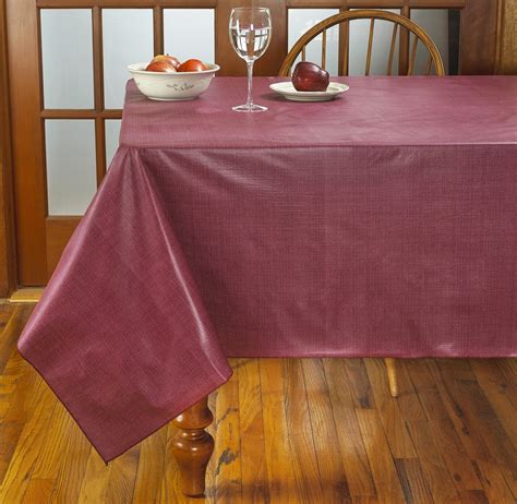 Flannel Backed Vinyl Tablecloth Fabric : Amazon Com Flannel Backed ...