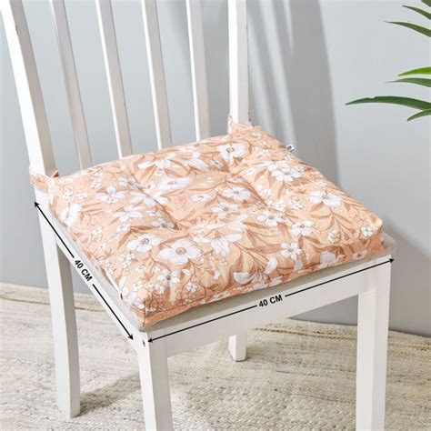 Buy Poise Printed Memory Foam Chair Pad - 35x35cm from Home Centre at ...