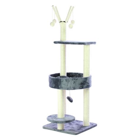 Rascador para gatos 41 x 41 x 120 cm - Árbol Rascador Negro