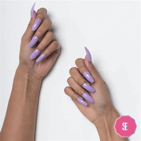 Purple Poppy Press On Nails - SOEZI Beauty