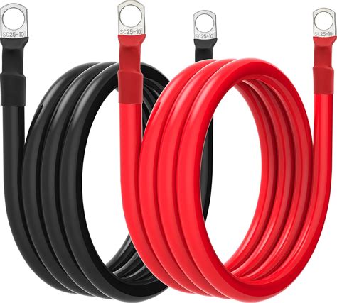 Amazon.com: 4 AWG Battery Cable 4 Gauge Battery Wires with 3/8 ...