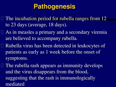 PPT - Rubella: Symptoms, Transmission, and Complications PowerPoint Presentation - ID:9192787