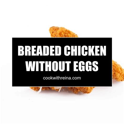 Breaded Chicken Without Eggs