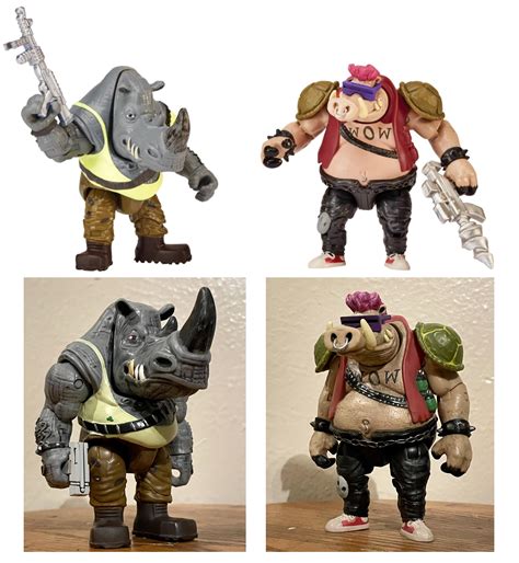 Mutant Mayhem Bebop and Rocksteady Repaints : r/TMNT