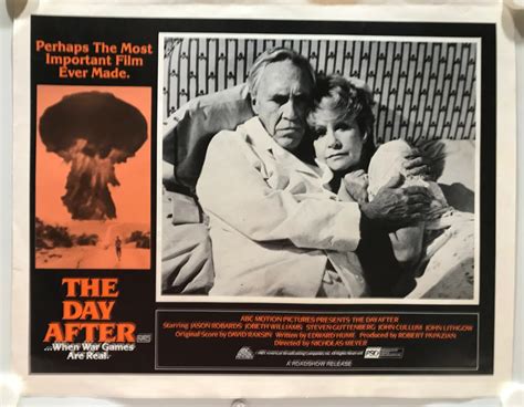 ORIGINAL LOBBY PHOTO SHEET - THE DAY AFTER - 1983 - 5 single images ...