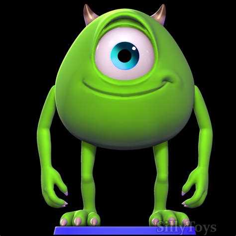 🎬 Mike Wazowski - Monsters, Inc.・ 3D File for 3D printing・Cults