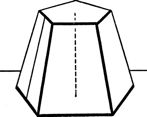 Steps to Draw Pentagonal Pyramid 的图像结果