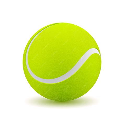 Isolated tennis ball | Premium Vector
