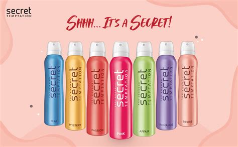 Secret Temptations Passion Deodorant for Women, Long-lasting Deodorant ...