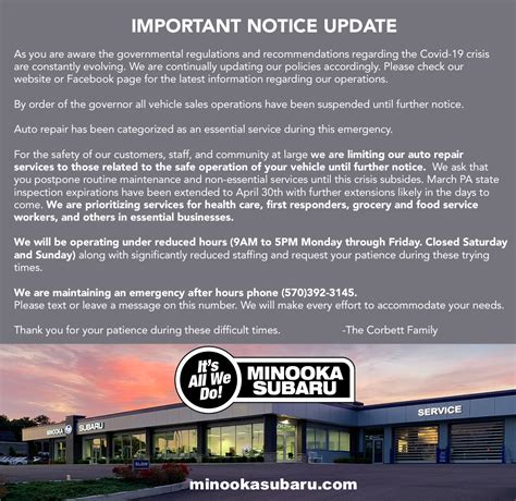 MINOOKA SUBARU - Moosic PA - Hours, Directions, Reviews - Loc8NearMe