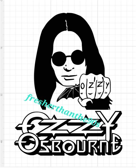 Silhouette Of Ozzy Osbourne