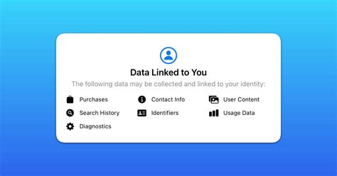 Image result for App Privacy Label Examples