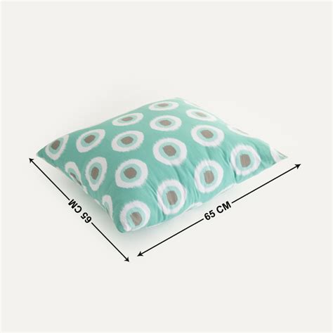 Buy Ebony Cuba Printed Cotton Filled Cushion - 65 x 65 cm from Home ...