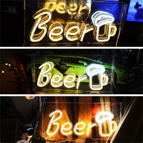 Bar Neon Sign, USB LED Neon Sign for Wall and Desk India | Ubuy
