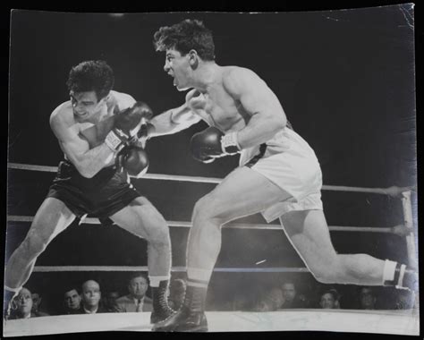Lot Detail - 1940's-1950's Rocky Graziano 8x10 Black and White Photo