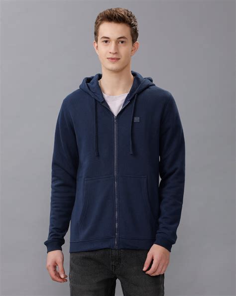 NAVY BLUE REGULAR FIT SWEATSHIRT – Voi Jeans