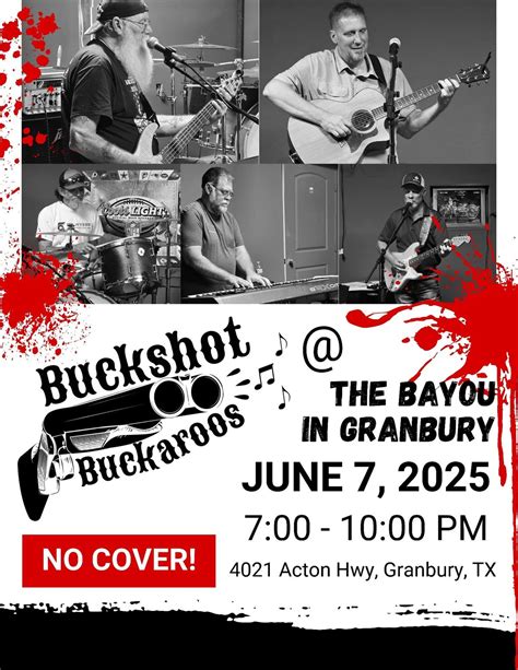 Buckshot Buckaroos, 4021 Acton Hwy, Granbury, TX 76049 4021 Acton Hwy ...