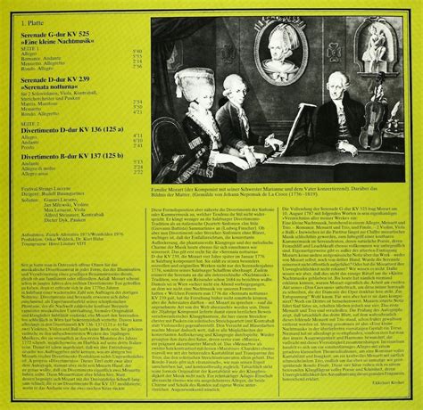 Rudolf Baumgartner. Gustav Kuhn. Collegium Aureum. Festival Strings ...