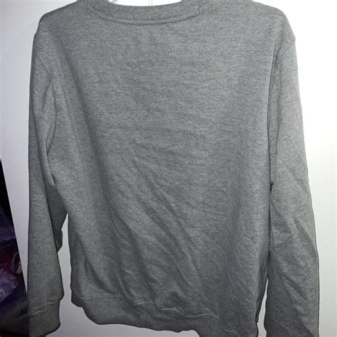 Women's Grey and Black Sweatshirt | Depop