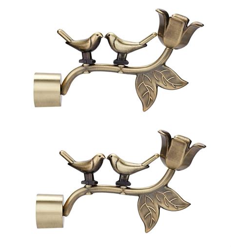 Homeplus New Best Best Offer Deal Premium Brass Antique Curtain Finials ...