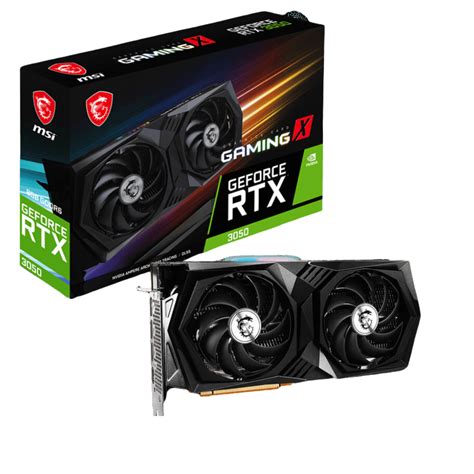 MSI GeForce RTX 3050 Gaming X 8G 8GB GDDR6 Graphics Card – Shweta Computers