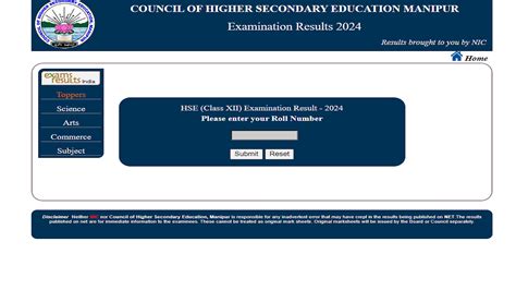 manresults.nic.in 2024 COHSEM Results Released, Check Manipur HSE ...