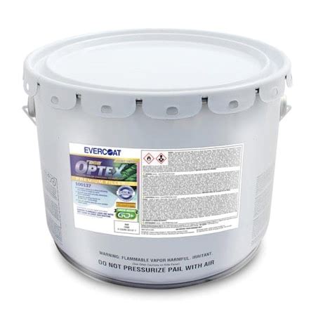 Evercoat Rage OPTEX Ultra Premium Body Filler, 3 Gallon Pail 100137 | Zoro