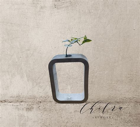 Chitra Artworks_Artificial Plant with Pot | Concrete Pot | Cement Pot ...