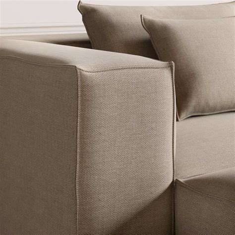 Buy Mills Fabric 3-Seater Sofa with Ottoman from Home Centre at just ...