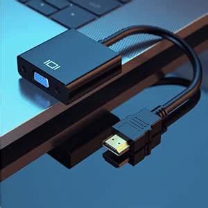 BLACK CROWN HDMI to VGA Adapter, HDMI Male to VGA Female Converter Full ...