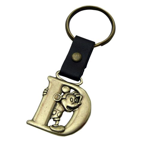Mickey Mouse Letter D Disney Brass Keychain : Amazon.in: Bags, Wallets ...
