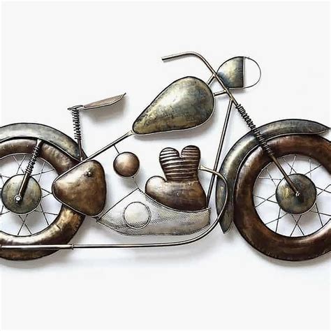 Buy VEDAS David Metal Bike Wall Art from Vedas at just INR 17999.0