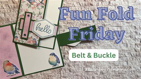 Image result for Buckle Card Tutorial