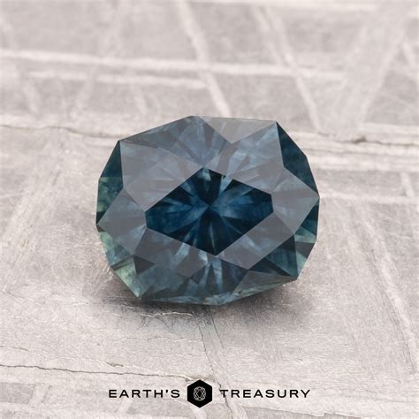 1.51-Carat Deep Blue-Green Montana Sapphire (Heated) - Earth's Treasury