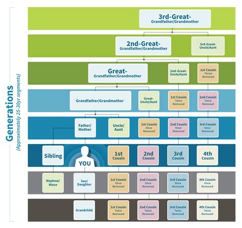 Uncover Your Ancestral Roots: A Guide to Family Relationship Charts