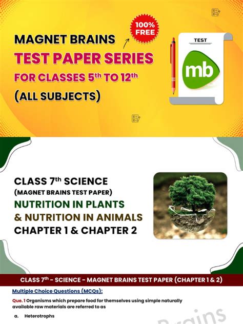 Image result for Class 7 Science First Chapter Test Paper