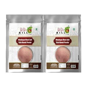 90's MILL Black Salt/Kala Namak Powder with 84 Trace Minerals | Pure ...