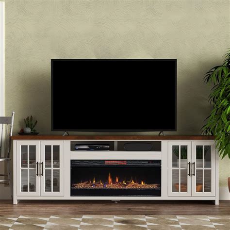 $106/mo - Finance Bridgevine Home Modern Fireplace TV Stand for 75 inch ...
