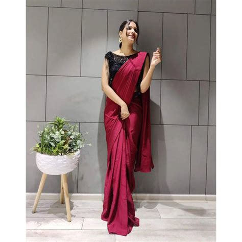 Readymade saree blouse Saree - Buy Designer Sarees Online at Clothsvilla