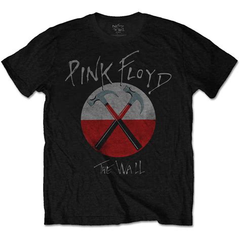 PINK FLOYD Attractive T-Shirt, The Wall Hammers Logo | Authentic Band Merch