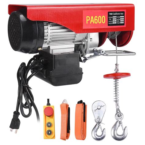 Buy Oswerpon 1320 lbs Lift Electric Hoist, Wire Remote Control Power ...