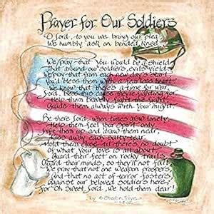 LPG Greetings Soldier Prayer Plaques, 11 by 14-Inch : Amazon.in: Home ...