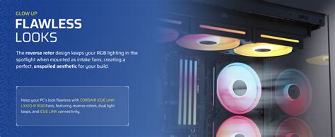 Corsair Icue Link Lx140 R Rgb 140mm Pwm Reverse Fan | Desertcart INDIA