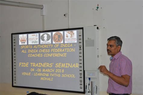 FIDE Trainers' Seminar in Mohali: Creating quality chess teachers ...