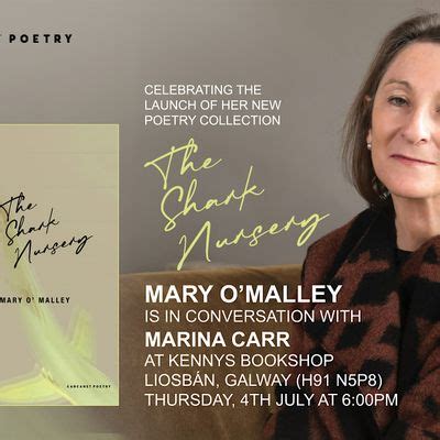 Mary OMalley in conversation with Marina Carr at Kennys Bookshop ...